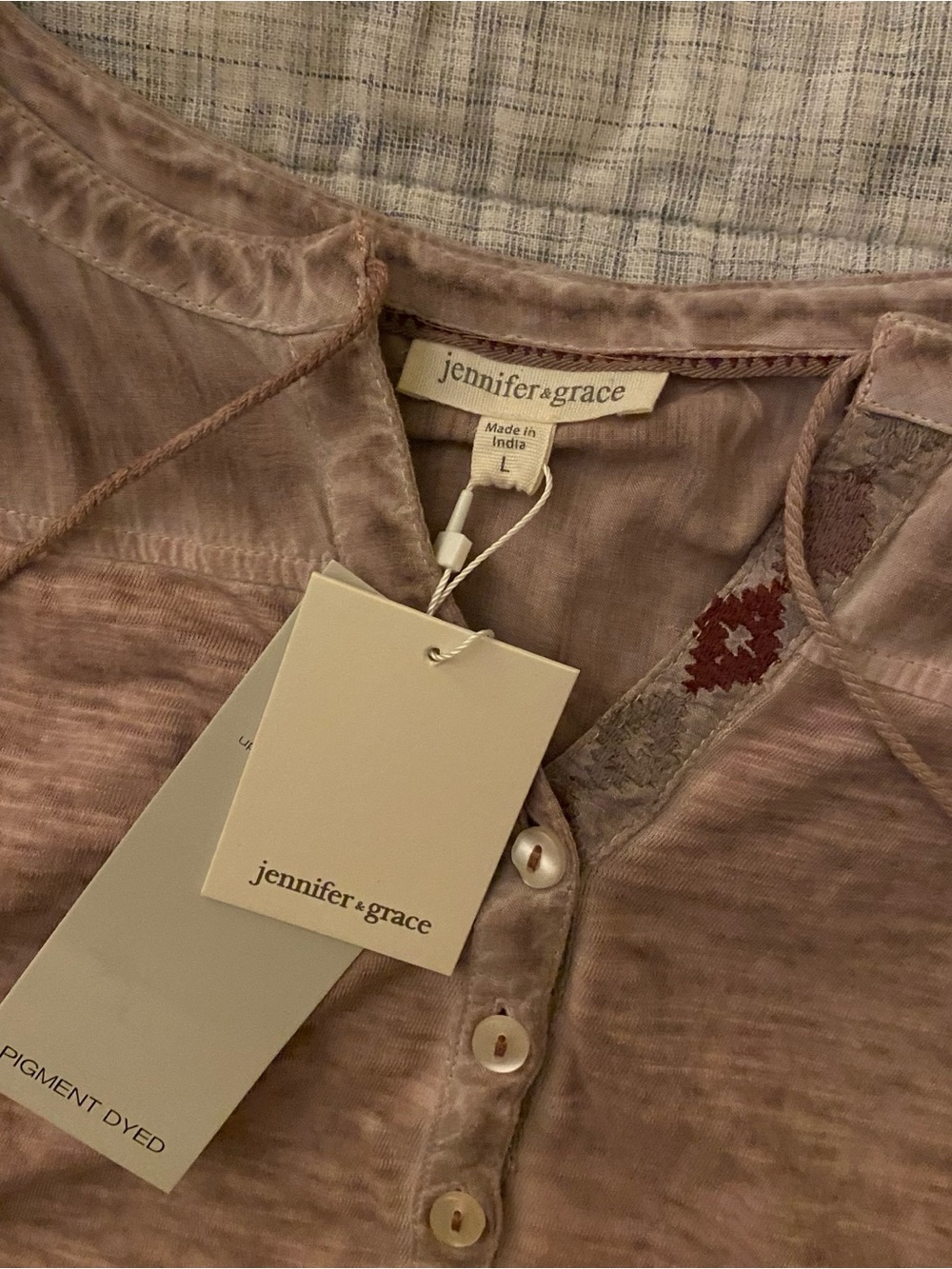 Brown/Burgundy Tank Top - Picture 2 of 3